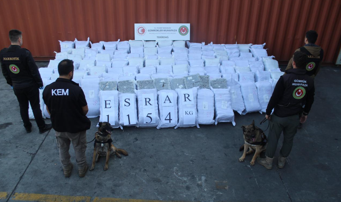 突发！土耳其查获1.3吨大麻，价值超1900万美元